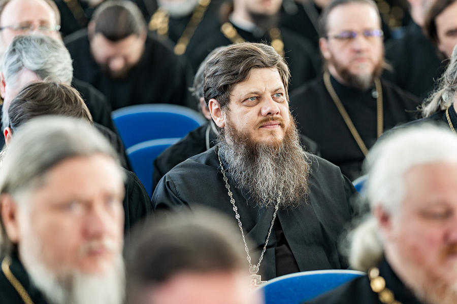 Встреча профессора Московской духовной академии А.И.Осипова с духовенством Подольской епархии